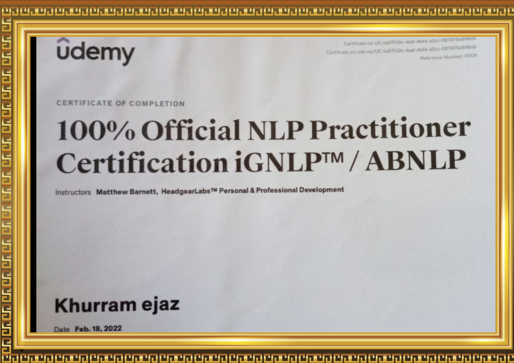 Certificate 4